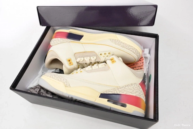 Kick Theory Air x Medellin Sunset FN0344-901 Jordan 3 Balvin J 0629